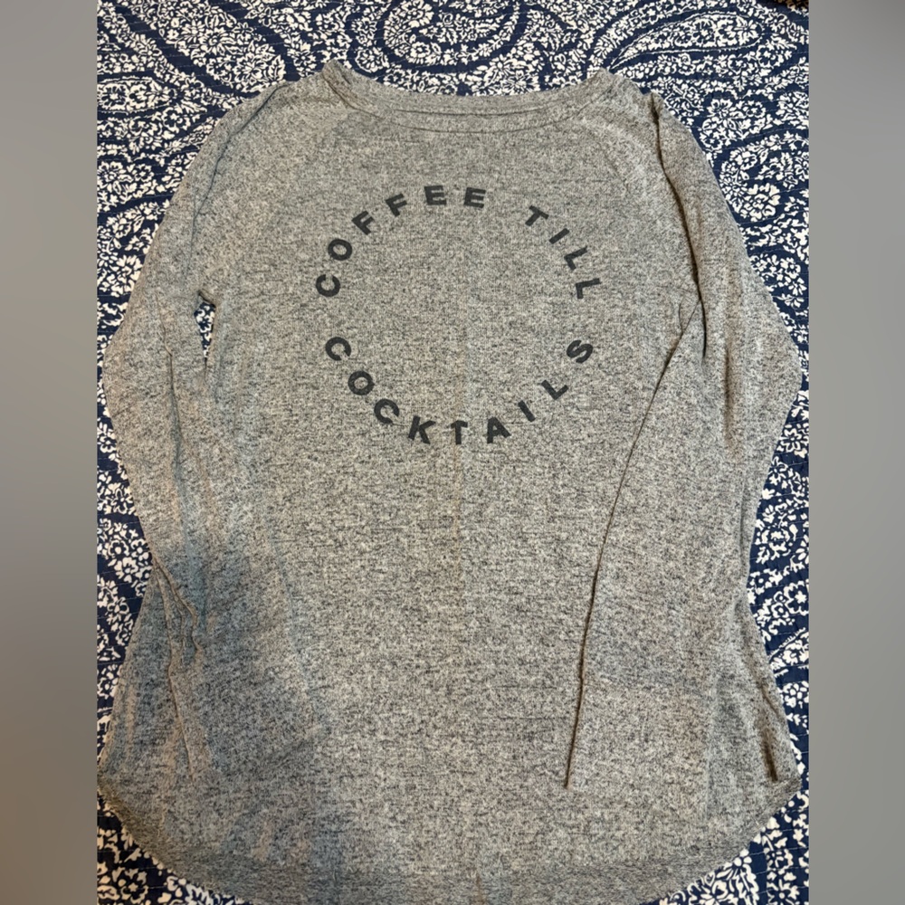 Grayson Threads Heather Gray Top